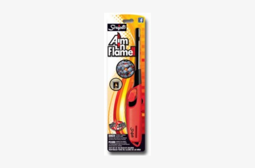 Scripto Aim'n Flame Ii Torch Flame Wind Resistant Lighter - Scripto Aim 'n Flame Ii Multi-purpose Lighter, transparent png #1886542