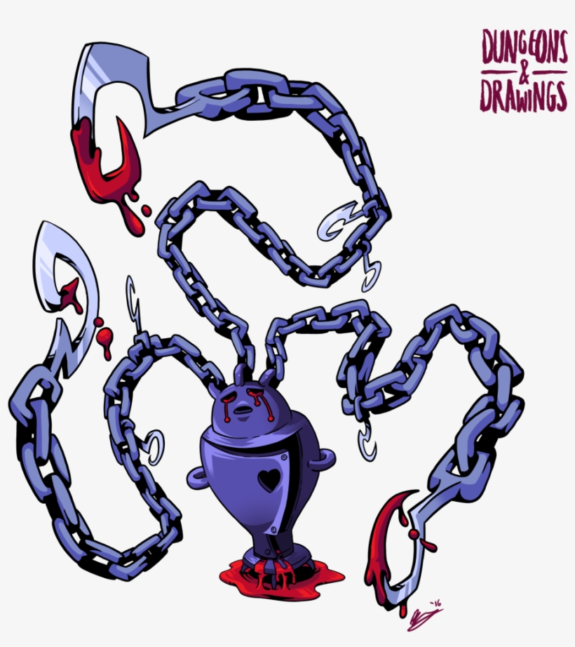 Chain Golem - Hook And Chain Dnd, transparent png #1886569