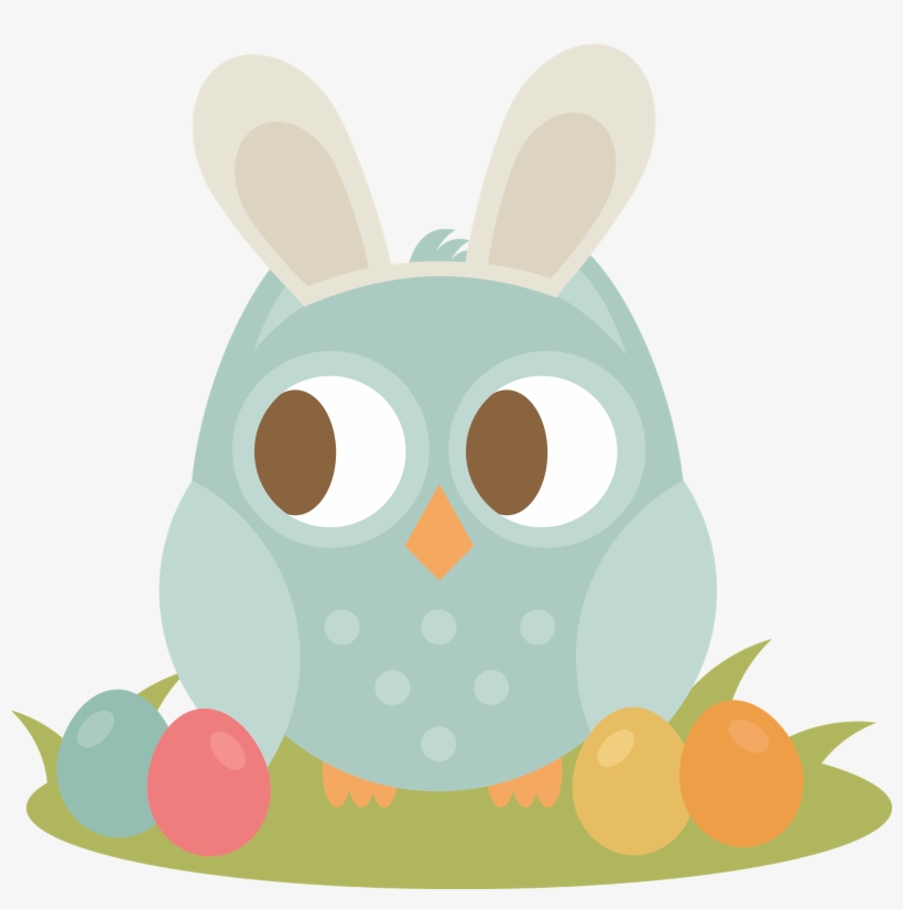 Just Go To The Miss Kate Cuttables Store - Easter Owl Clipart, transparent png #1886898