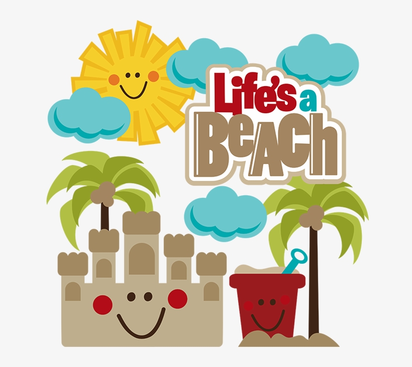 Life's A Beach Svg Beach Svg File Sandcastle Svg File - Life's A Beach Png, transparent png #1886976