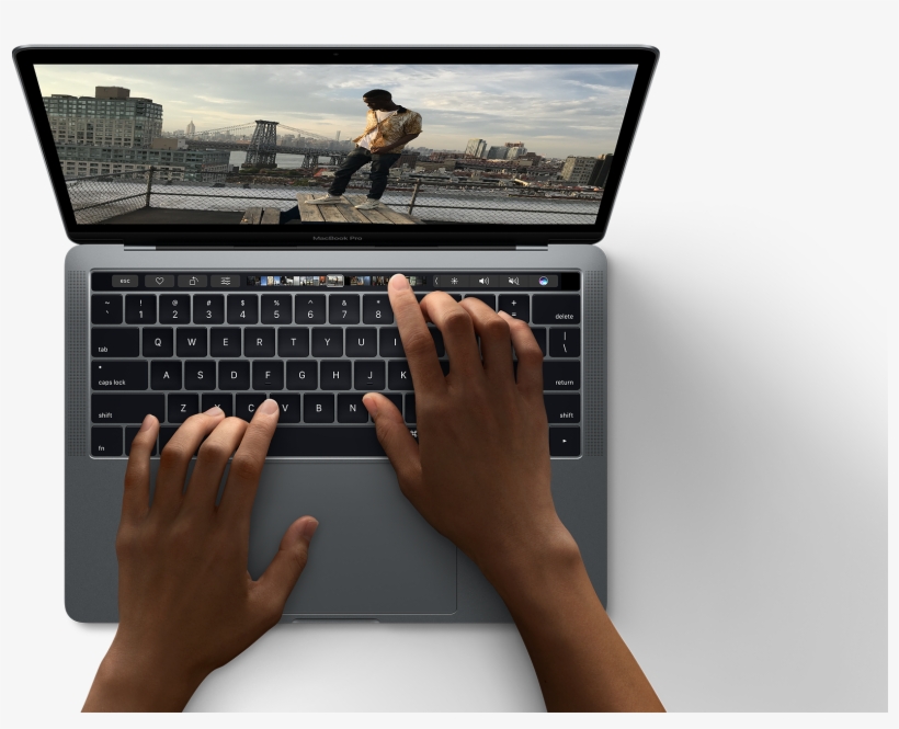 Intelligent Typing Features Like Emoji And Predictive - Macbook Pro Touch Bar Adobe Premiere, transparent png #1887502