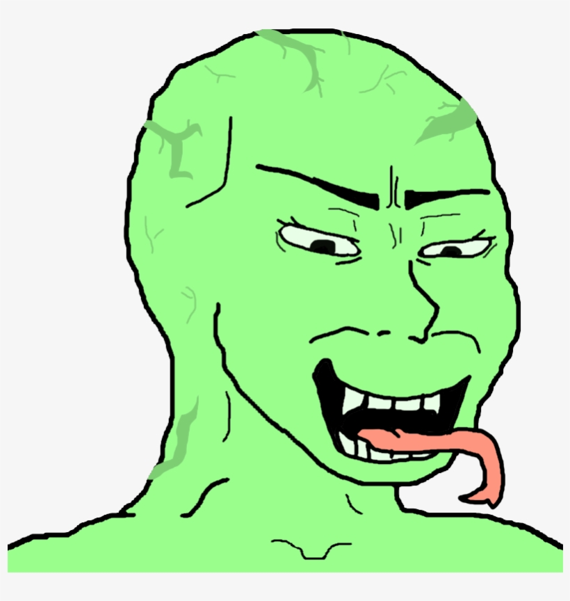 3633120 - >> - Green Wojak Png, transparent png #1887503