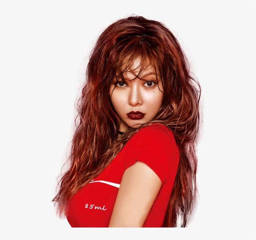 Hyuna Png Hd Quality - Hyuna A Red Hair, transparent png #1887525