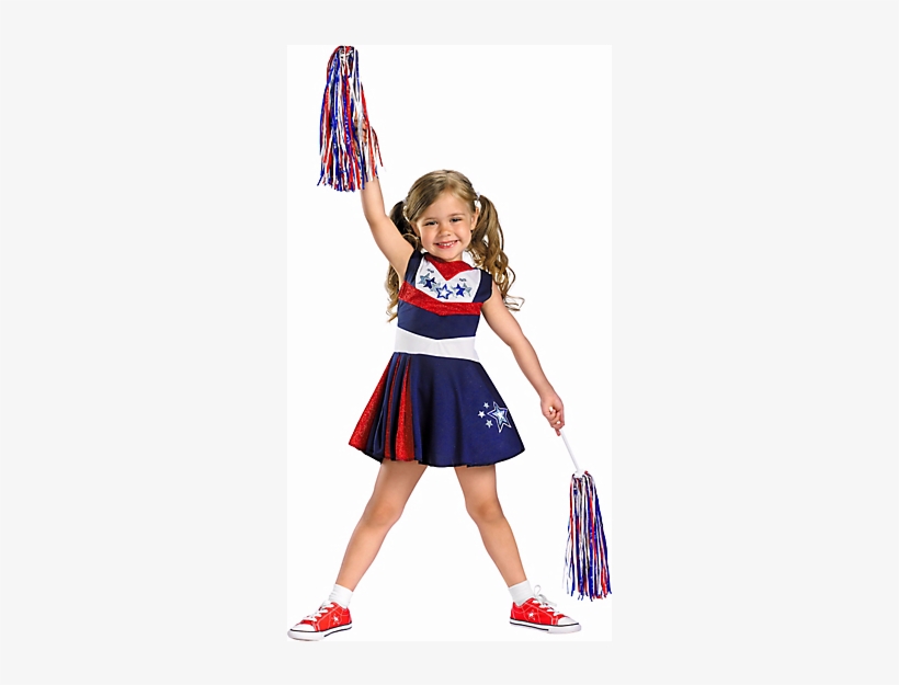 Girls Cheerleader Costume - Youth Cheerleader, transparent png #1887676