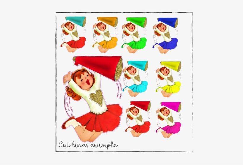 Vintage Cheerleader, transparent png #1887870