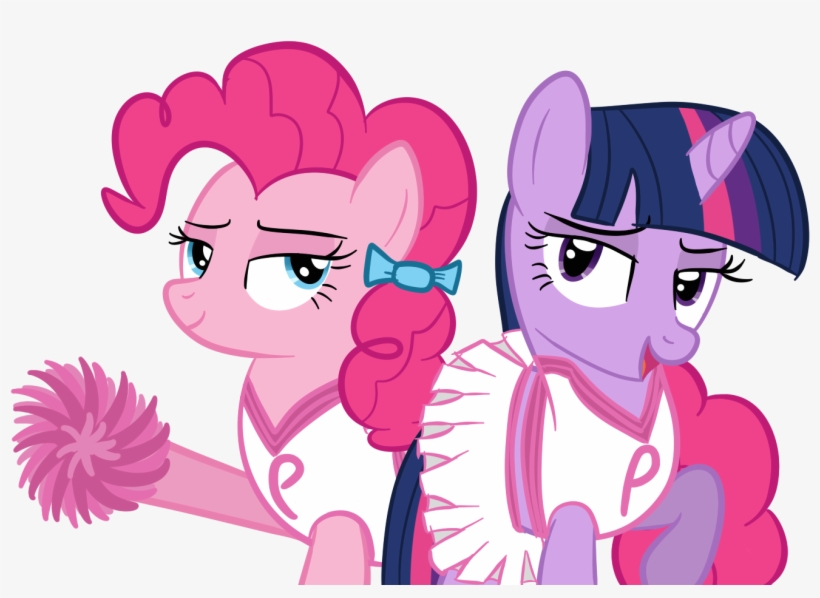 Smile, Bedroom Eyes, Cheerleader, Cheerleader Pinkie, - My Little Pony: Friendship Is Magic, transparent png #1887888