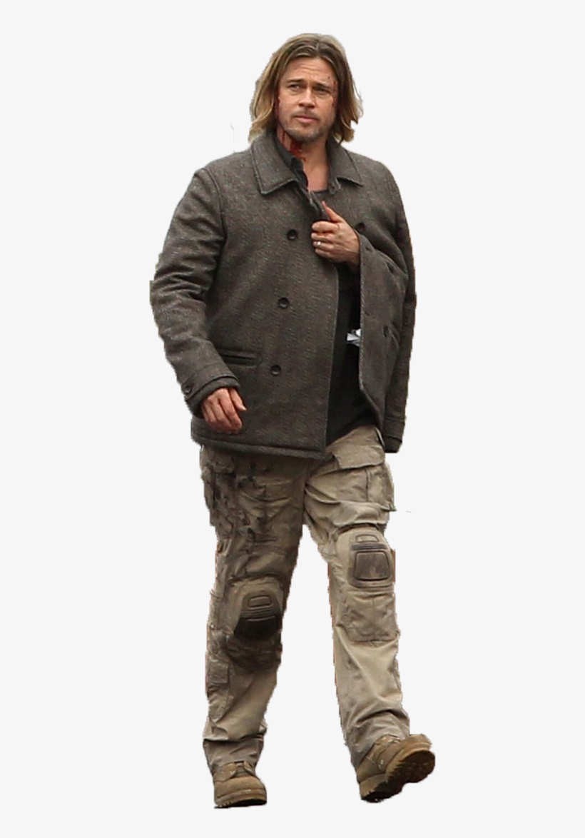 Brad Pitt Png - Brad Pitt World War Z Png, transparent png #1888349