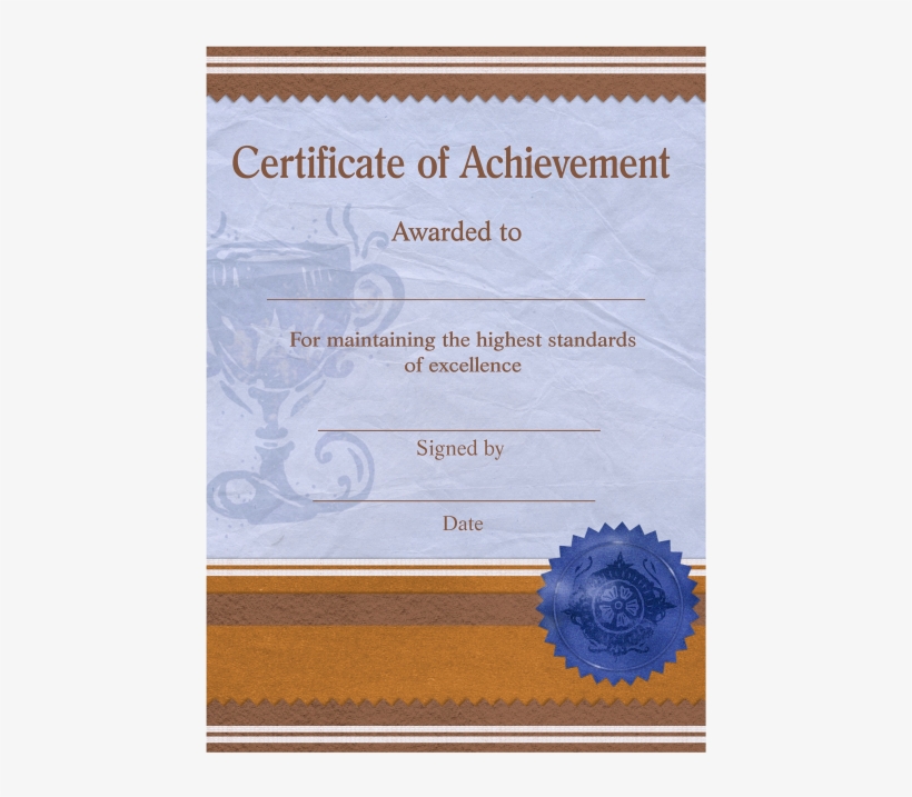 Certificate Template Png Transparent Image - Clip Art, transparent png #1888444