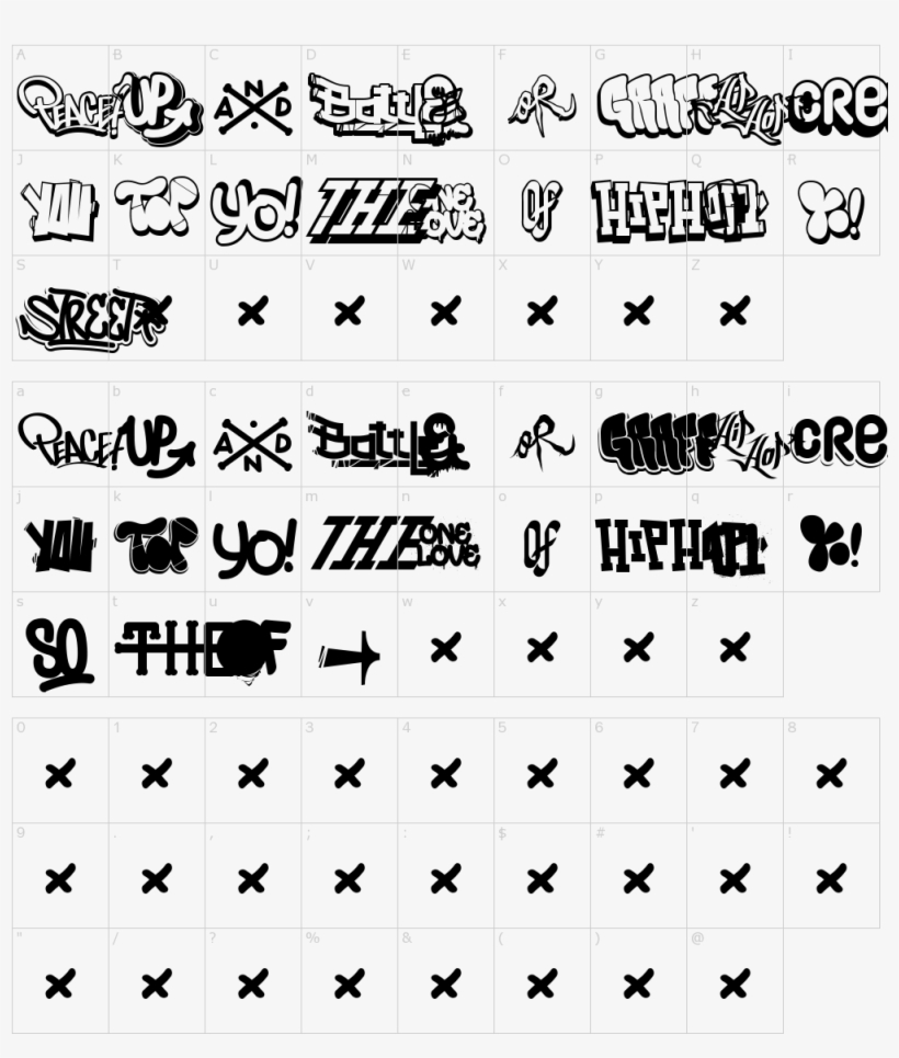 Hip Hop Fonts Png Free Download - Hip Hop Font, transparent png #1888855