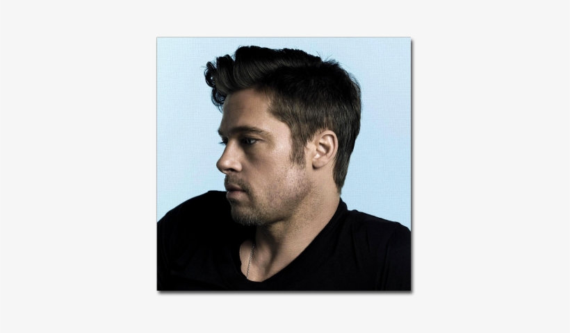 Brad Pitt Three Canvas Print - Brad Pitt, transparent png #1889019