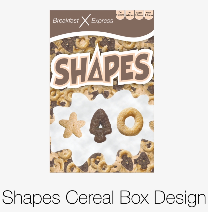 Cereal Box Design For Shapes Cereal - Health Benefits, transparent png #1889069