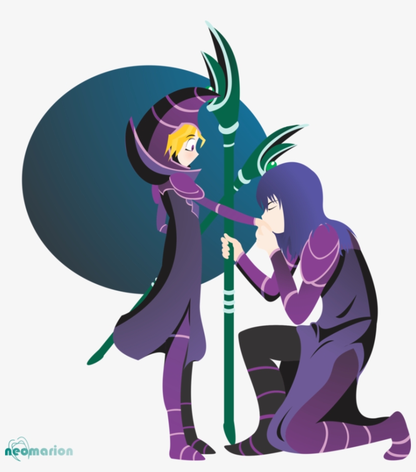 Mago Oscuro X Yugi By Neomarion - Yugi X Mago Oscuro, transparent png #1889635
