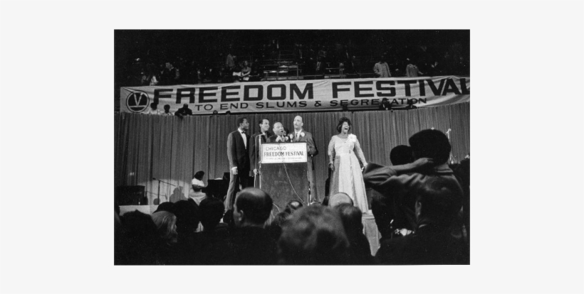 Chicago Freedom Festival Sidney Poitier, Harry Belafonte, - Chicago Open House Movement 1966, transparent png #1889786