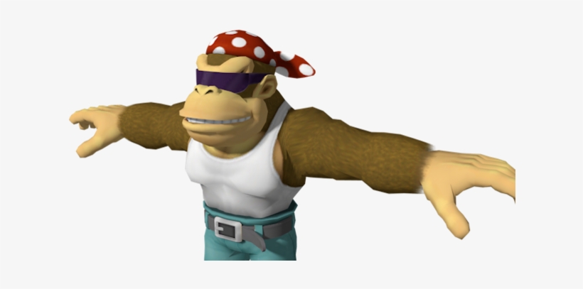 140kib, 640x360, Funky Kong - Funky Kong, transparent png #1889863