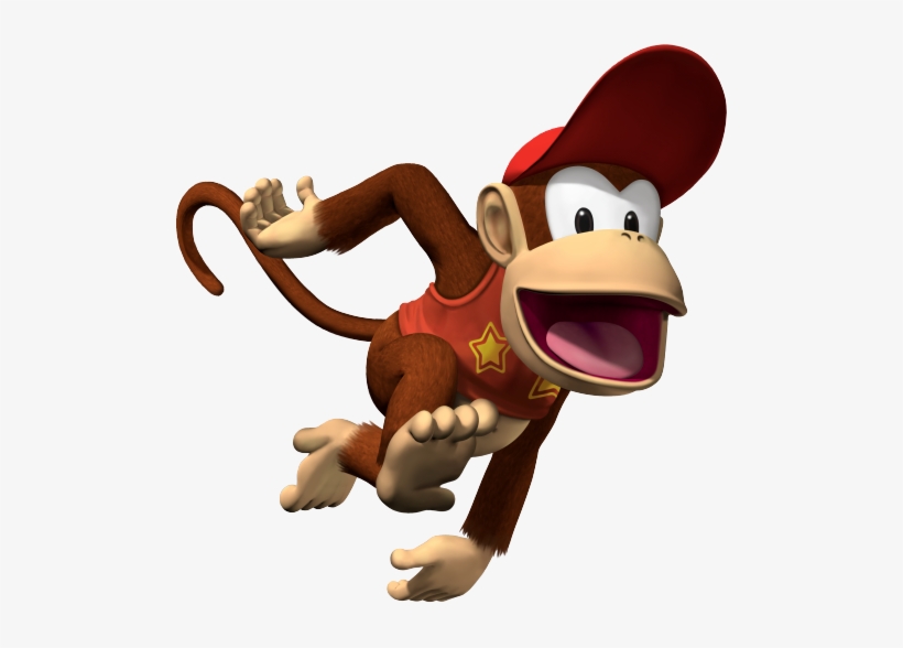 Diddy Kong Through The Years Part - Diddy Kong, transparent png #1890134