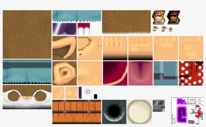 Click For Full Sized Image Funky Kong - Donkey Kong Barrel Texture, transparent png #1890160