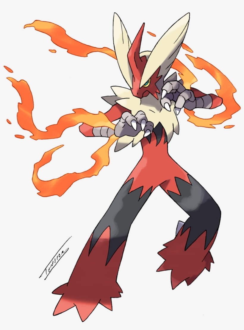 Blaziken Mega - Mega Blaziken, transparent png #1890292