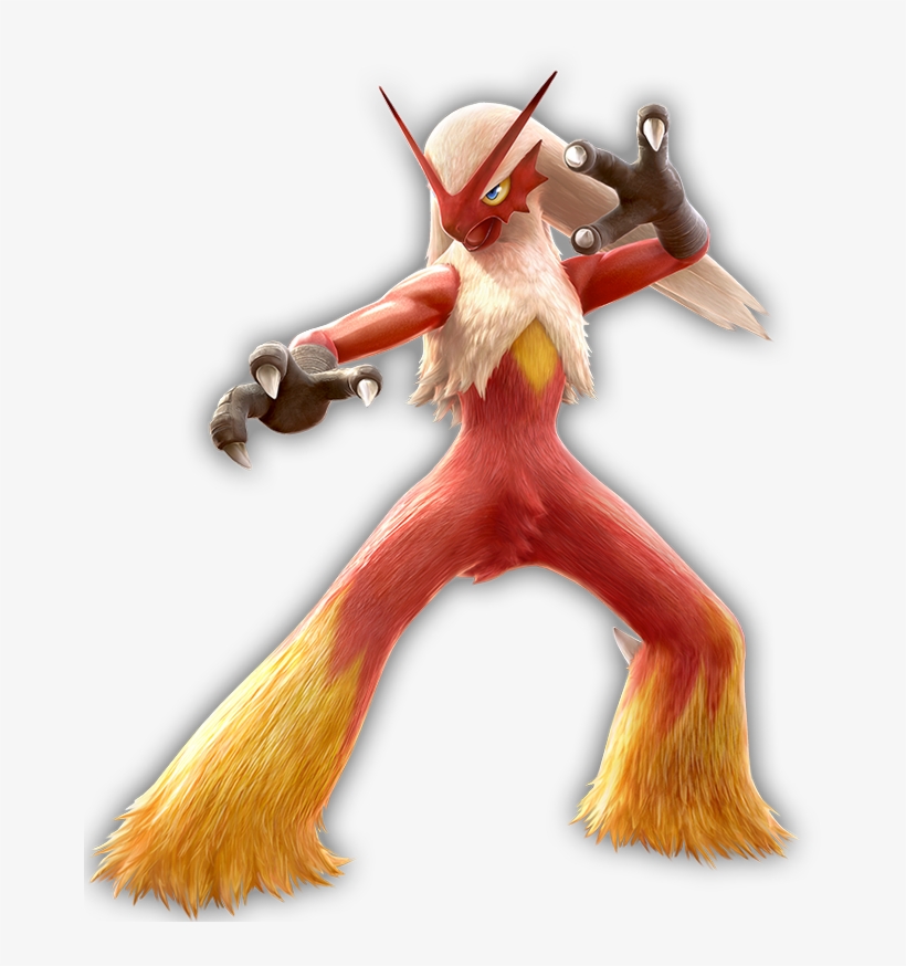Hq Render Of Blaziken - Mega Charizard Pokken Tournament, transparent png #1890431