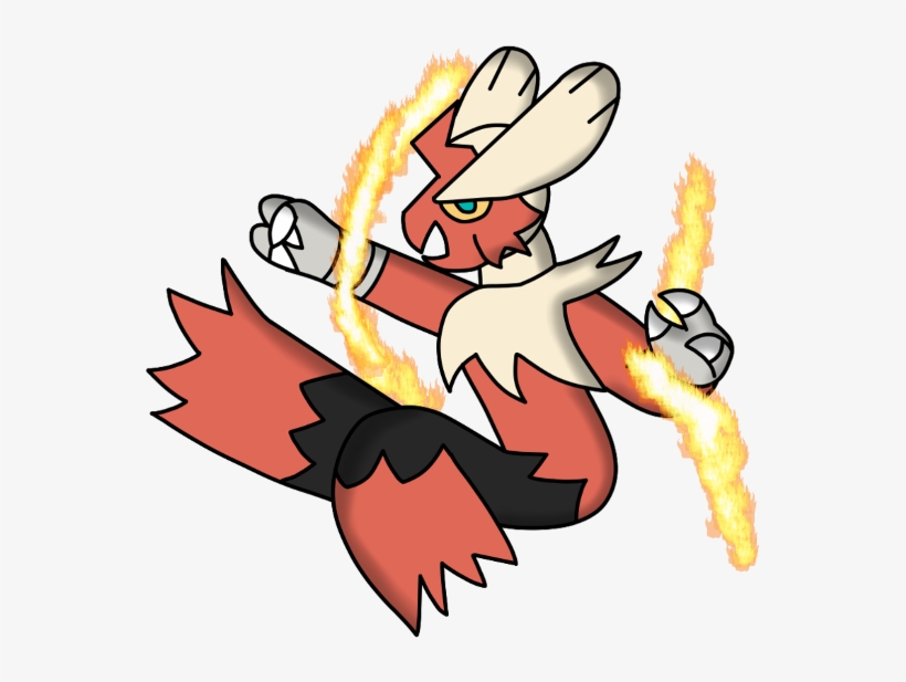 Mega Blaziken Megalution Art By Theargoninja - Art, transparent png #1890618