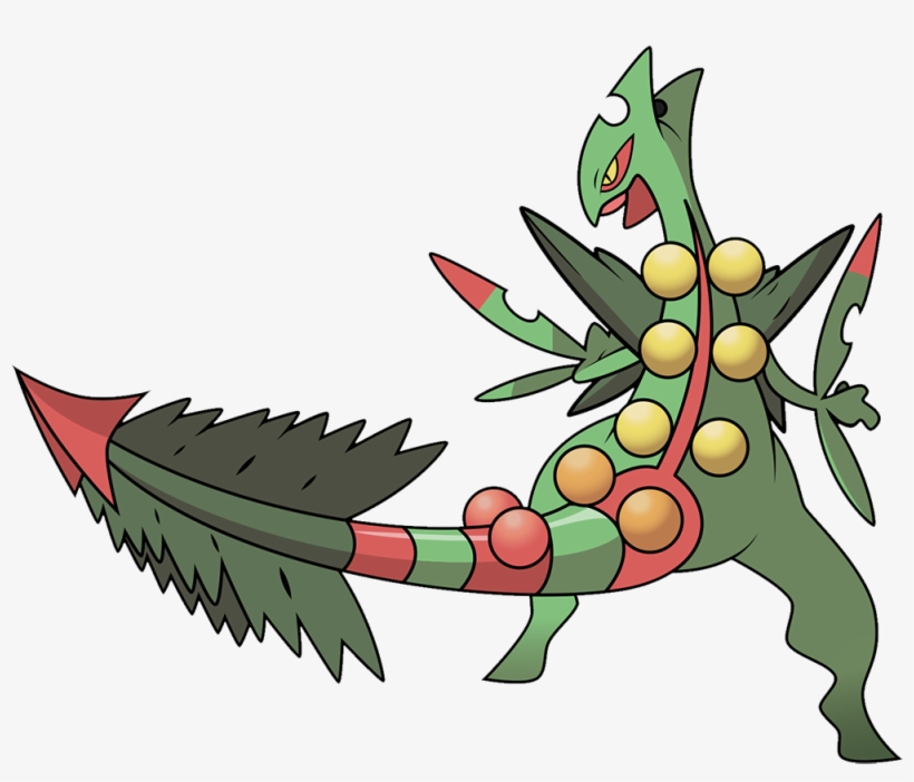 Mega Sceptile - Mega Evolution Pokemon Gen 3, transparent png #1890812