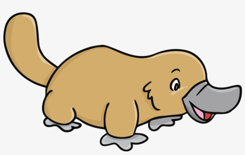 Platypus Clip Art - Duck Billed Platypus Clipart, transparent png #1890989