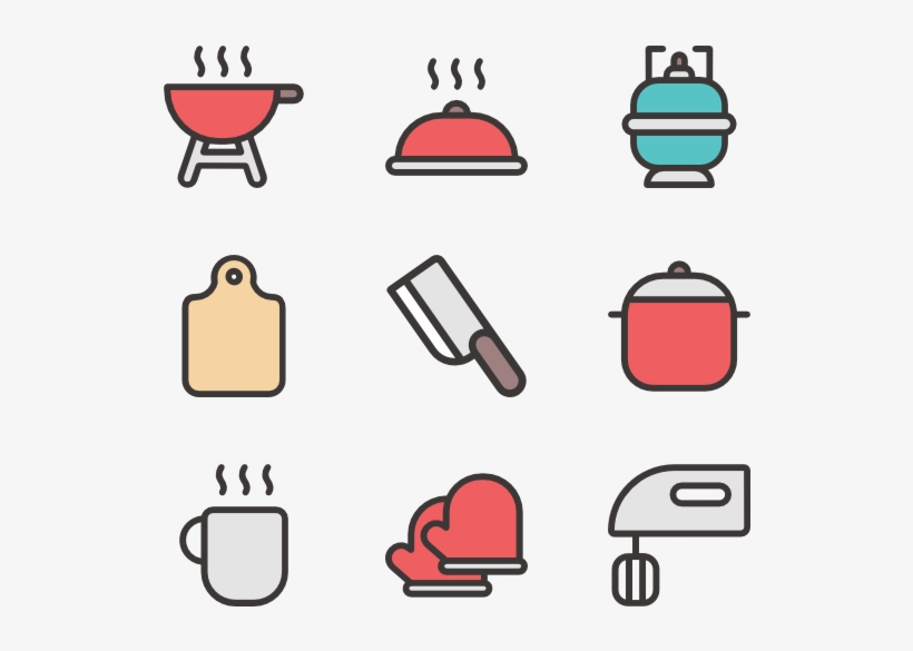 Kitchen - Utensils Icon Transparent Background, transparent png #1891128
