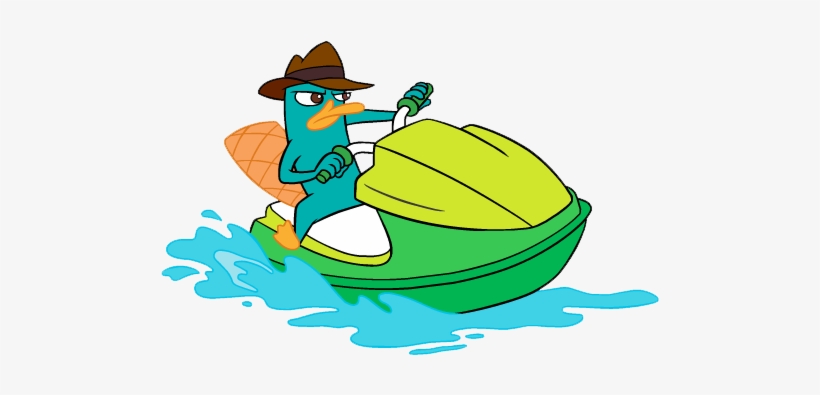 Perry The Platypus Clipart Clipartfox - Clip Art Jet Ski, transparent png #1891285