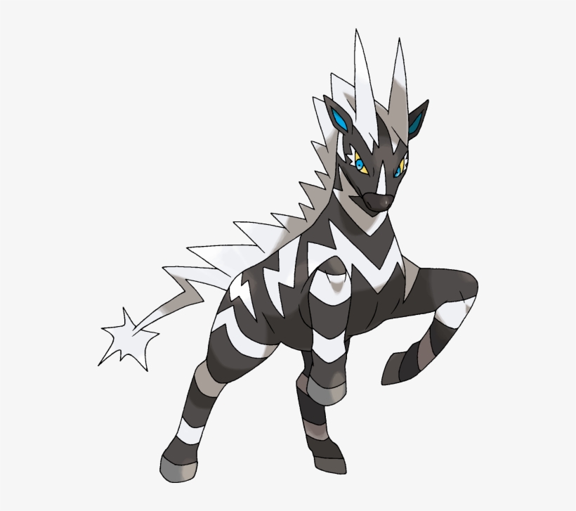 Zebstrika Is Ready To Charge At Something - Gen 7 Pokemon Evolution, transparent png #1891901