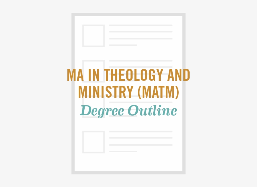 Degree Outline Ma Theology And Ministry - Theology, transparent png #1891950