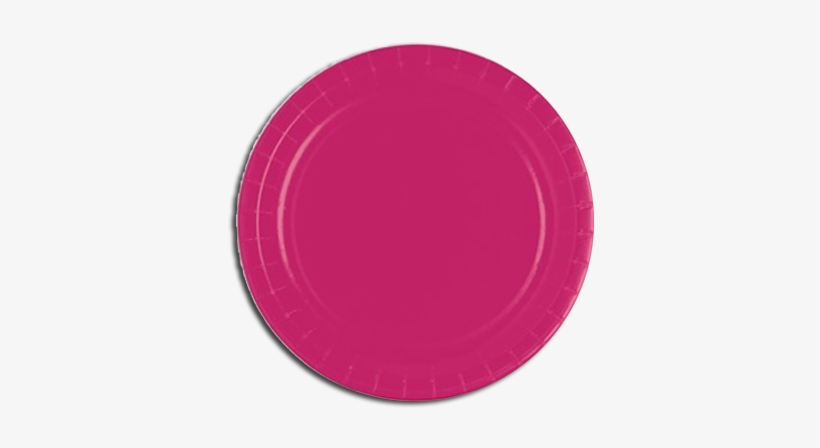 Paper Plates, Party Supplies, Tableware, Pink Plates - Pink Plate Png, transparent png #1892034