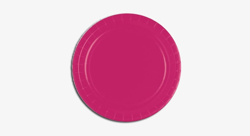 Paper Plates, Party Supplies, Tableware, Pink Plates - Pink Plate Png, transparent png #1892034