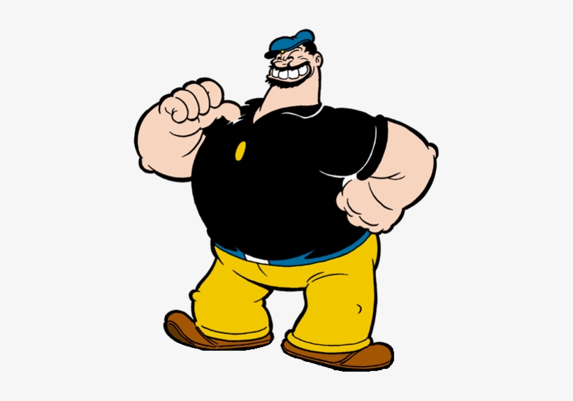 Mr Bluto - Brutus Popeye, transparent png #1892270