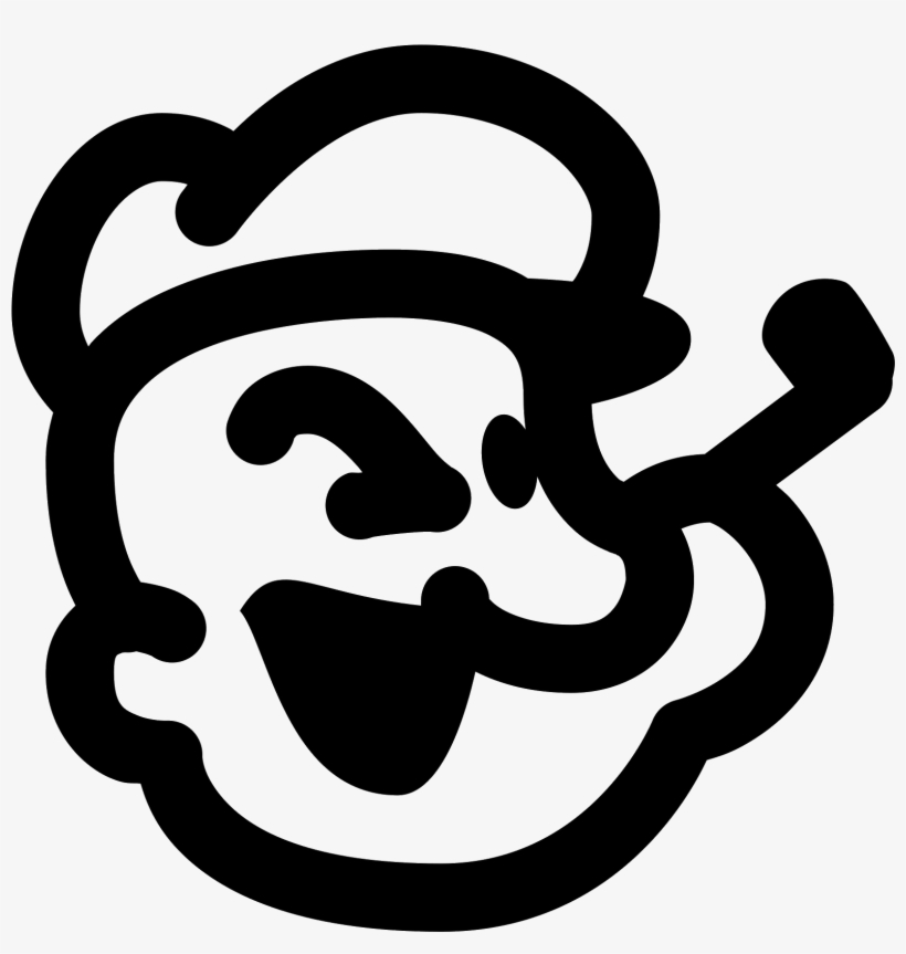 It's An Icon For The Famous Cartoon Character Popeye - Popeye Icon, transparent png #1892300