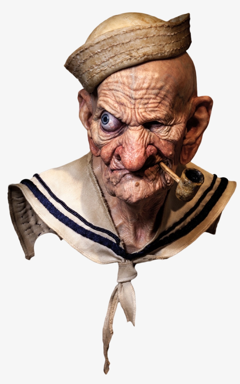 3d Printed Popeye Bust - Popeye 3d Image Png, transparent png #1892417