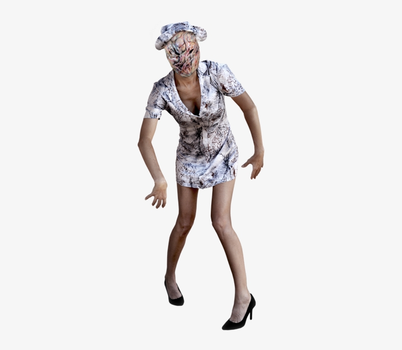 Silent Hill Nurse Adult Costume - Costume Silent Hill, transparent png #1892462