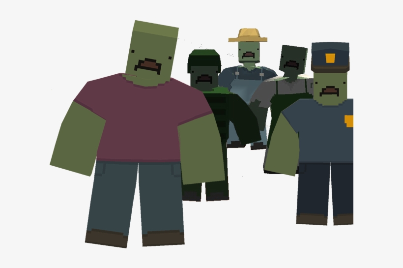 Unturned - Gamehosting - Co - Unturned Zombie Face, transparent png #1892765