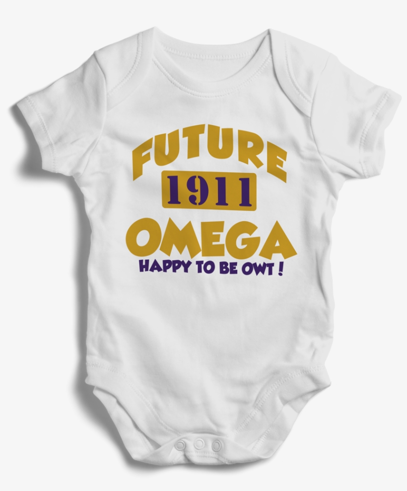 Baby Omega Psi Phi Onesie - Kappa Alpha Psi Baby Clothes, transparent png #1892926