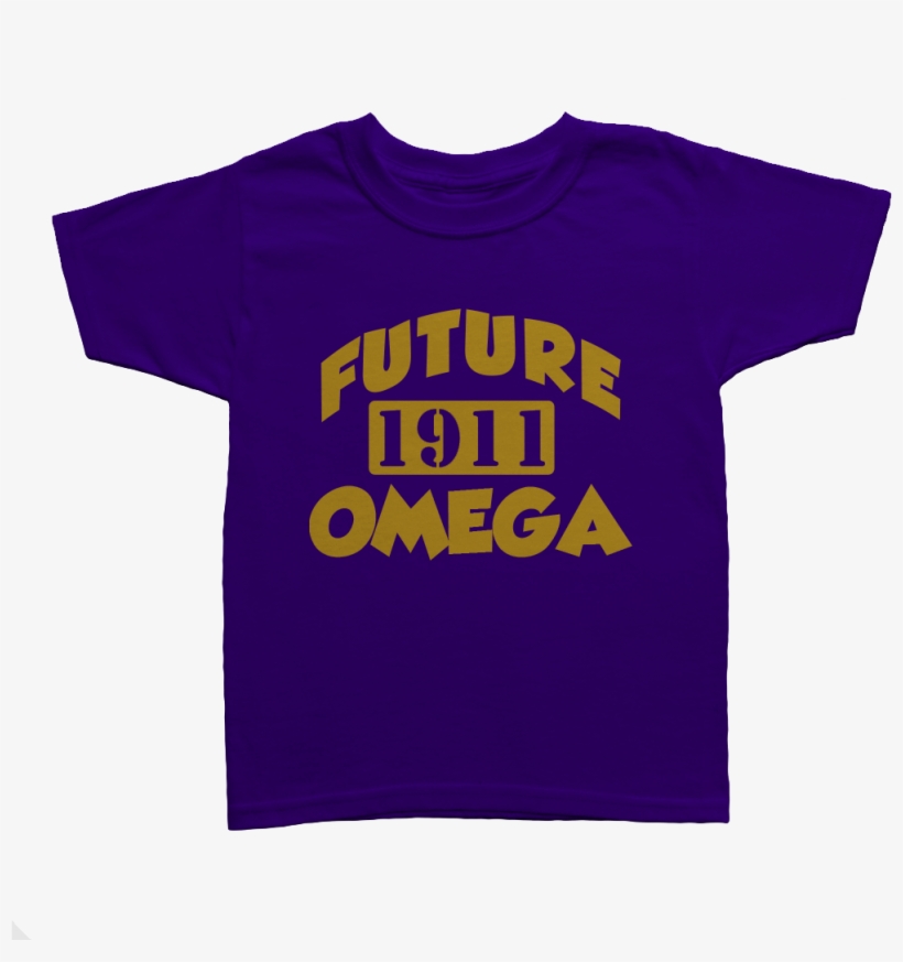 Future Omega Psi Phi Toddler Tee - Future Sigma Gamma Rho Tshirt, transparent png #1893087