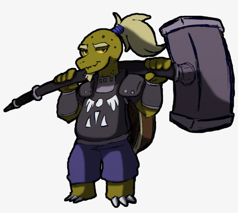 Cottontale - Undertale Hammer Of Justice, transparent png #1893439