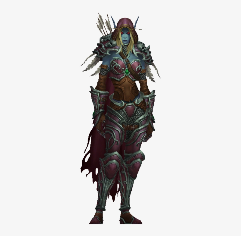 Ripped By Me Fully Animated - Sylvanas Png, transparent png #1893691