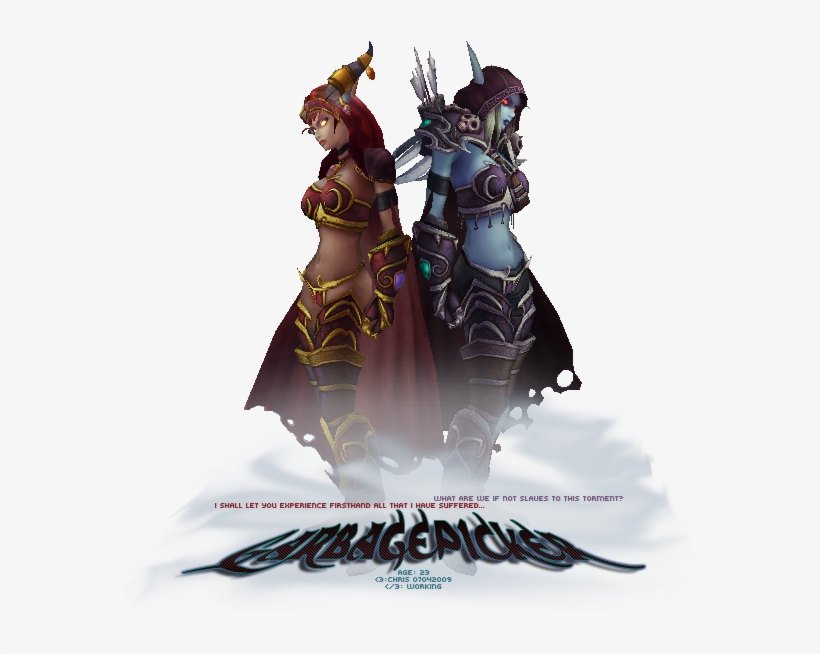 Alexstrasza And Lady Sylavanas - World Of Warcraft Sylvanas Png, transparent png #1893796