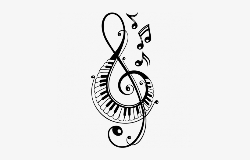 Especificar Os Recursos - Cool Music Notes Drawing, transparent png #1894096