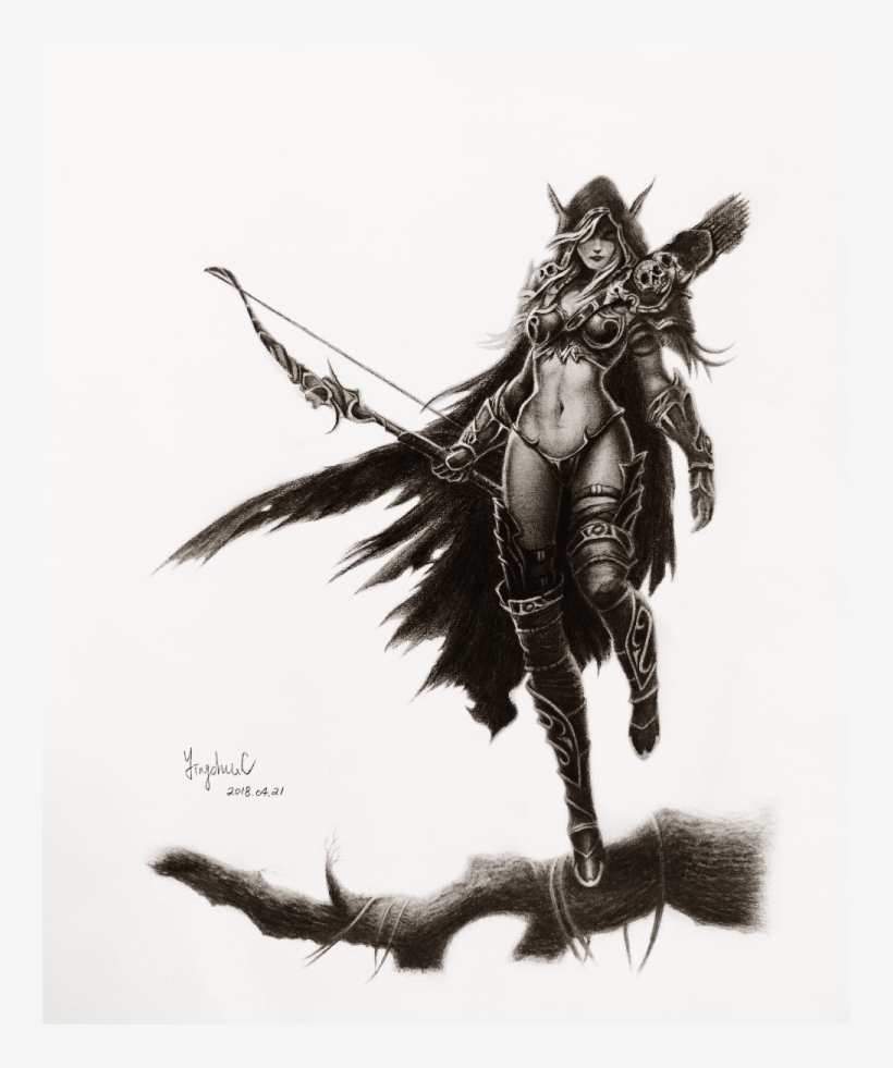 魔獸女妖王- Sylvanas Windrunner - Sylvanas Windrunner, transparent png #1894149