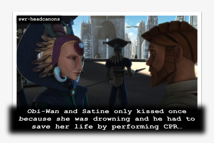 Satine Remembers Distinctively Because She Was Awake - Obi Wan And Satine, transparent png #1894276