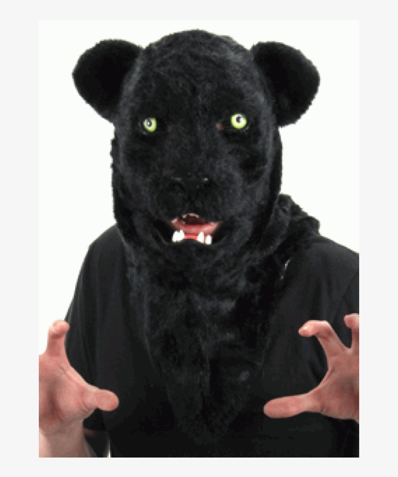 Black Panther Mouth Mover Mask At Scifi Collector, - Black Panther Animal Mask, transparent png #1894330