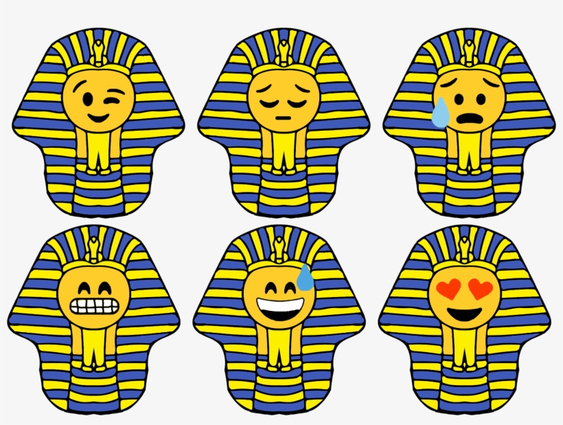 Smiley Ancient Egypt Emoticon Pharaoh Computer Icons - Pharaoh Smiley, transparent png #1894430