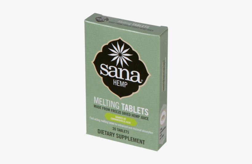Hemp Tablets - Sana Hemp Juice Cbd A Smelttablet 40st, transparent png #1894588