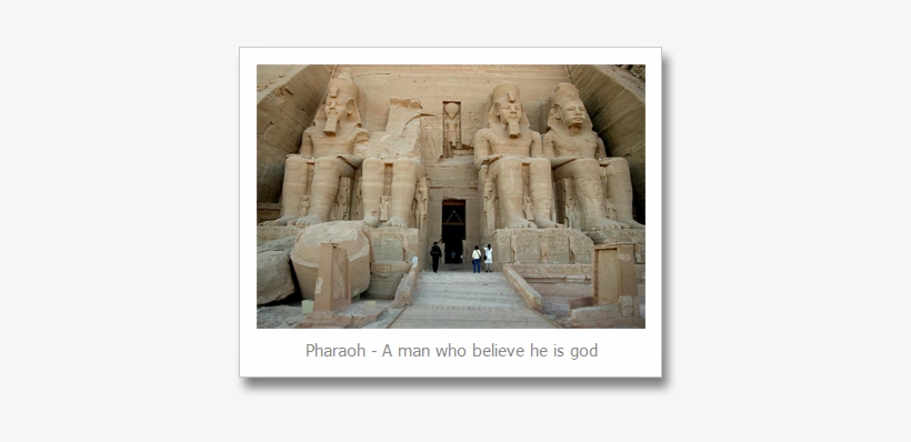 Pharaoh - Abu Simbel, transparent png #1894773