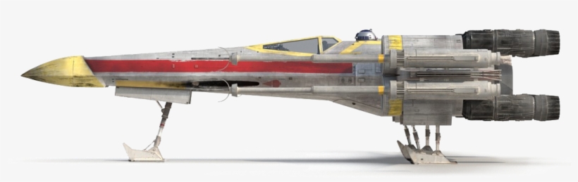 0 - - X Wing Fighter Side View, transparent png #1894840