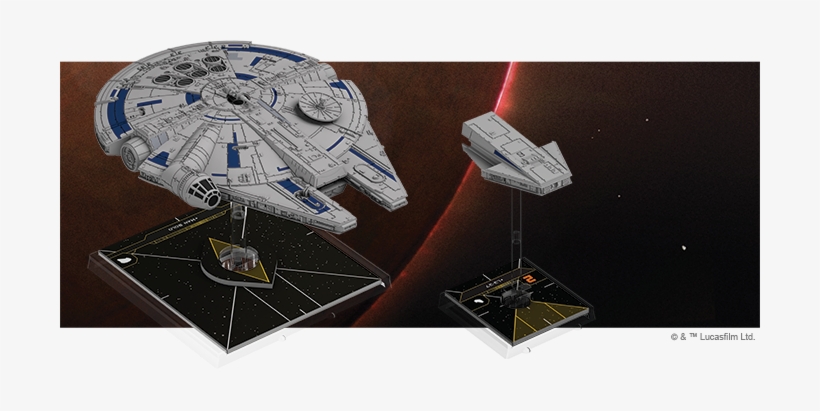 Very Few People Know This, But Games News Comes To - X Wing Miniatures Lando's Millennium Falcon, transparent png #1894877